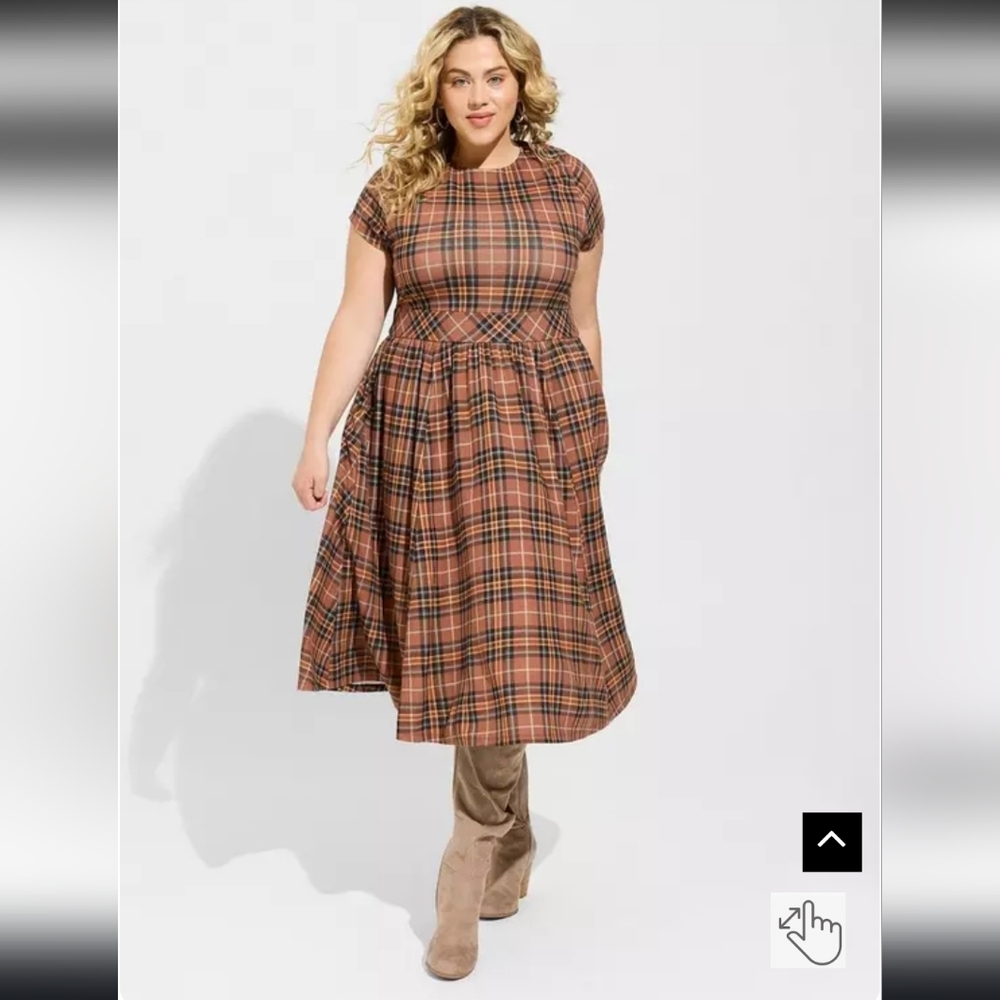 EUC Midi Light Weight Studio Ponte Dress